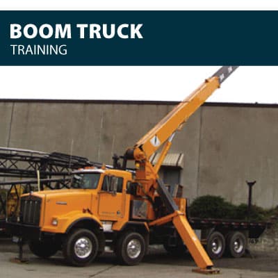 Boom Truck training certification